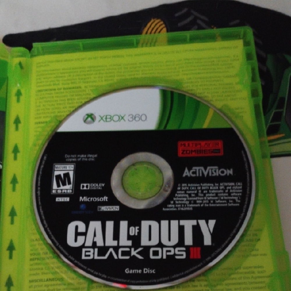 XBox 360 Call Of Duty Black Ops